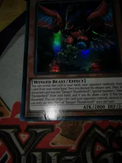 Danger! Thunderbird! mp19-en217 1st Edition (MP) Ultra Rare Yu-Gi-Oh! - Image 2