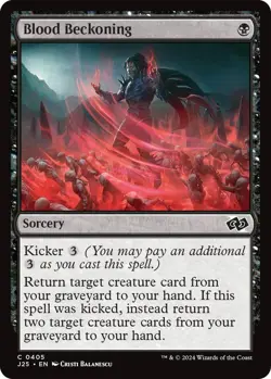 Blood Beckoning C 405 Regular Foundations Jumpstart MTG Card NM - Image 1