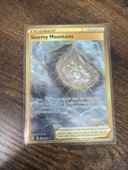 Stormy Mountains 232/203 Secret Rare Evolving Skies Pokemon Card - Image 1