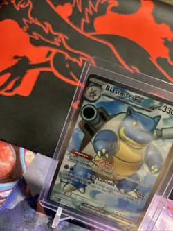 Pokemon TCG Blastoise EX Holo Ultra Rare Card Scarlet Violet-151 184/165 - Image 2