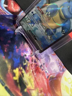 Pokemon TCG Blastoise EX Holo Ultra Rare Card Scarlet Violet-151 184/165 - Image 5