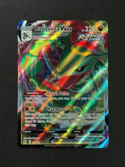 Pokemon Cards Rayquaza VMAX 102/159 Crown Zenith Holo Rare VMAX - Image 2