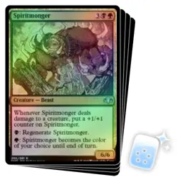 FOIL SPIRITMONGER X4 Dominaria Remastered Magic MTG MINT CARD - Image 1