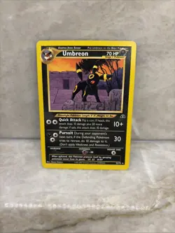 Pokemon TCG Umbreon Card Neo Discovery 32/75 Unlimited Edition, Regular Rare - Image 1