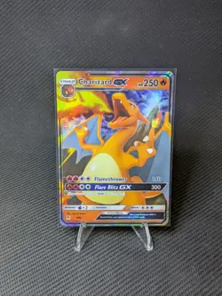 Pokemon TCG Charizard GX Holo Ultra Rare Card Hidden Fates 9/68 - Image 1