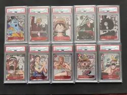 PSA 10 2022 One Piece 25th Anniversary Premium Collection Promo 10 Card Japanese - Image 1