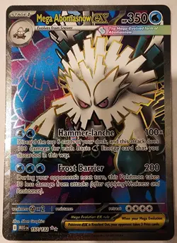 Pokemon Trading Card TCG Mega Abomasnow EX Holo Art 157/132 Nintendo 2025 - Image 1