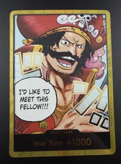 One Piece Card Don!! Gol D. Roger Gold ENGLISH OP13 Carrying on His Will TCG CCG - Image 1