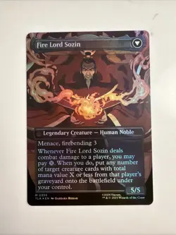 The Rise of Sozin (Borderless) Avatar: The Last Airbender Foil - Image 2