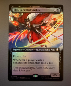 Mai, Scornful Striker - 374 - Foil (Extended Art) Avatar: The Last Airbender - Image 1