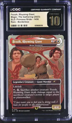 BRION STOUTARM Secret Lair Fezzik Princess Bride CGC Pristine 10 MTG - Image 1