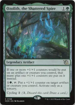 Ozolith, the Shattered Spire R March of the Machine 198 LP-NM MTG - Image 1