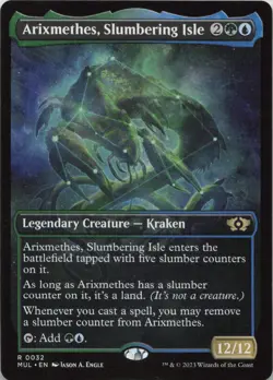 Arixmethes, Slumbering Isle R March of the Machine: Multiverse Legends 32 - LP M - Image 1