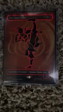 Fire Lord Zuko (Borderless) (Neon Ink Foil) Avatar: The Last Airbender Foil - Image 2