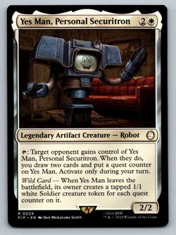 Yes Man, Personal Securitron R 0029 Universes Beyond: Fallout Regular - Image 1