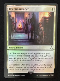 1x MTG Reconnaissance (Foil) - Universes Beyond: Assassin's Creed (ACR) #82 - Image 1