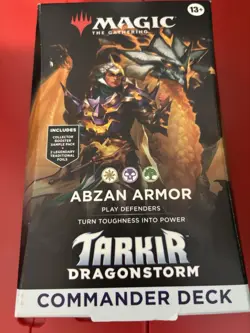 Magic: the Gathering TARKIR DRAGONSTORM~ABZAN ARMOR~Commander Deck~Sealed *NEW* - Image 1