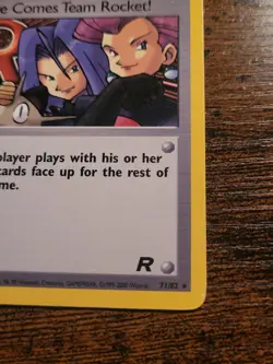 Here Comes Team Rocket! - 71/82 - Pokemon Team Rocket Ex NM - Image 3