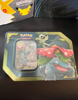 Pokemon 2019 Collector's Tag Team Tin Celebi & Venusaur GX Factory Sealed - Image 4