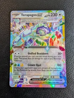 Terapagos ex - 128/142 Stellar Crown (Pokemon) Double Rare - Image 1