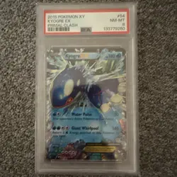 2015 Pokemon XY #54 Primal Clash Kyogre Ex PSA 8 - Image 1