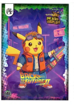 Back To The Future 2 #146 - STAR Holo - Electric Pikachu Cosplay - Pokemon - Image 1