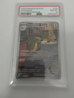 2025 Pokemon Mega Evolutions Gumshoos 153/132 Illustration Rare PSA 10 - Image 1
