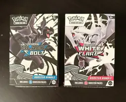 Pokemon TCG White Flare & Black Bolt Booster Brand New & Sealed - Image 1