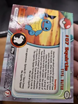 Topps Pokemon TV Animation Edition #7-9 Squirtle Wartortle Blastoise Non Holo LP - Image 5