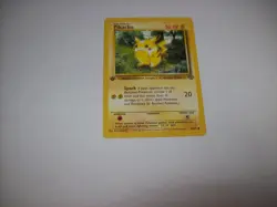 Pikachu 60/64 1st Edition Jungle Set 1999 Pokemon TCG MP Free Ship & Tracked - Image 2