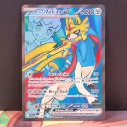 Hop's Zacian ex 176/159 Journey Together Ultra Rare Full Art Pokemon - Image 1