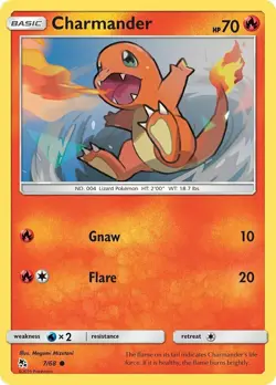 Pokemon - Hidden Fates - Charmander - 7/68 - Hidden Fates - NM/M - Image 1