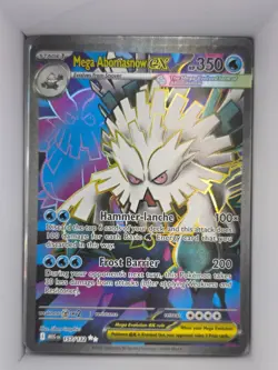 Pokemon TCG Mega Abomasnow ex 157/132 Mega Evolution Ultra Rare Full Art Holo NM - Image 1
