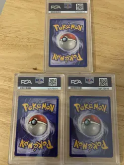 LOT Of 3! 1999 Pokemon Jungle 1st Edition 60/64 Pikachu PSA 9 Mint - Image 5