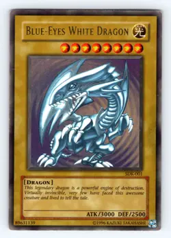Yugioh Blue-Eyes White Dragon SDK-001 Ultra Rare - MP ?? - Image 1