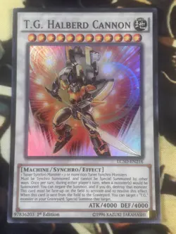 Yugioh: T.G. Halberd Cannon - LC5D-EN216 - Super Rare - 1st Edition - NM - Image 1