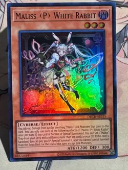 Yugioh Asian English DBCB-AE015 Maliss P White Rabbit Uncensored Art Super rare - Image 1