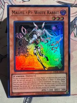 Yugioh Asian English DBCB-AE015 Maliss P White Rabbit Uncensored Art Super rare - Image 2