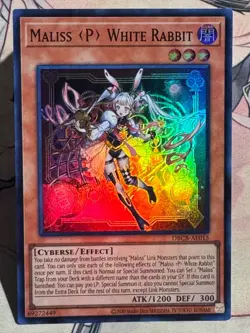 Yugioh Asian English DBCB-AE015 Maliss P White Rabbit Uncensored Art Super rare - Image 4