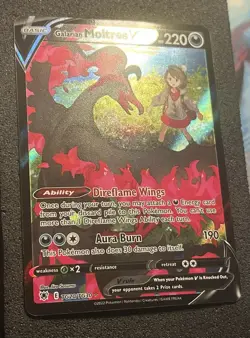 POKEMON CARD GALARIAN MOLTRES V FULL ART TG20/TG30 SWSH10 ASTRAL RADIANCE - Image 2