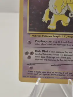 Pokemon TCG Hypno 8/62 Fossil Holo Rare Card Unlimited - Image 5