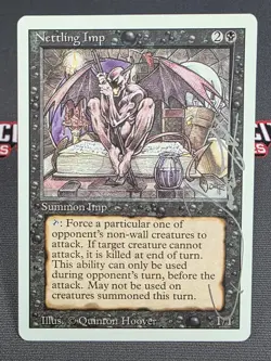 MTG Nettling Imp- Signed Quinton Hoover -3rd Edition Magic the Gathering Card - Image 1