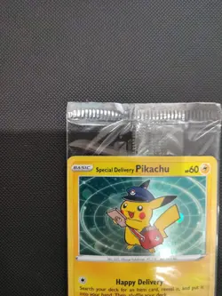Special Delivery Pikachu SWSH074 Sword & Shield Promo Cards Holo SEALED Mint - Image 5