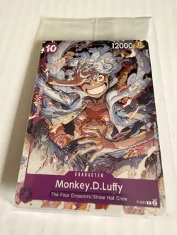 Monkey D. Luffy P-041 (P) ONE PIECE Promo - ONE PIECE CARD GAME. Mint/Sealed. - Image 1