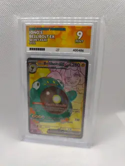 ACE GRADED 9 Iono's Bellibolt EX Full Art Journey Together English Pokemon Card - Image 1