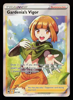 Gardenia's Vigor 184/189 Ultra Rare Astral Radiance Pokemon Card - Image 1