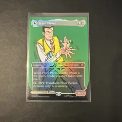 Peter Parker / Amazing Spiderman #0232 Foil Mythic Borderless Card - MTG Marvel - Image 2