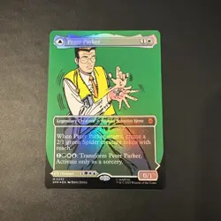 Peter Parker / Amazing Spiderman #0232 Foil Mythic Borderless Card - MTG Marvel - Image 4