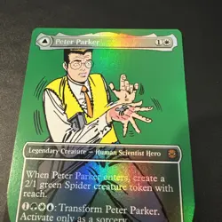 Peter Parker / Amazing Spiderman #0232 Foil Mythic Borderless Card - MTG Marvel - Image 5