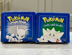 Mewtwo & Togepi Pokemon 23K Gold Plated Trading Cards ‘99 Burger King Pokeballs - Image 3